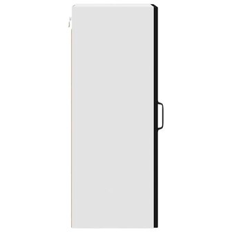 Keukenkast aan de muur Zwart 30 x 31 x 80 cm Bewerkt hout 7