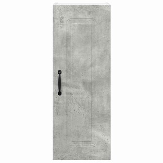 Keukenkast aan de muur Beton Grijs 30 x 31 x 80 cm Bewerkt hout 6