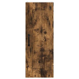 Keukenkast aan de muur met plank Gerookt eiken 30 x 31 x 80 cm 6