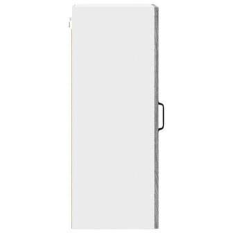 Keukenkast aan de muur met plank Grijs Sonoma 30 x 31 x 80 cm 7