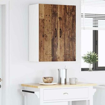 Keukenkast aan de muur Oud Hout 30 x 31 x 80 cm Bewerkt hout 4