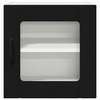 Keukenkast aan de muur Zwart 40 x 31 x 40 cm Bewerkt hout 6