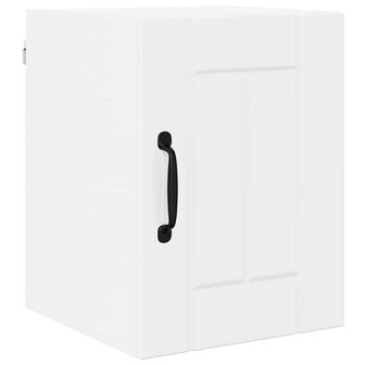 Keukenkast aan de muur met plank Hoogglans wit 30 x 31 x 40 cm 2