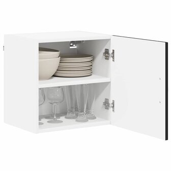 Keukenkast aan de muur Zwart 40 x 31 x 40 cm Bewerkt hout 3