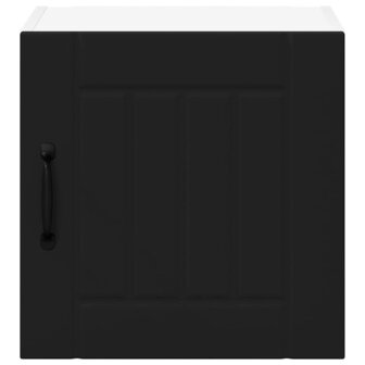 Keukenkast aan de muur Zwart 40 x 31 x 40 cm Bewerkt hout 6
