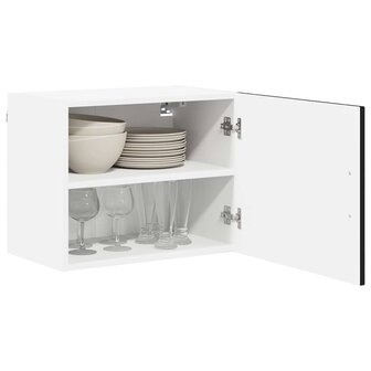 Keukenkast aan de muur Zwart 50 x 31 x 40 cm Bewerkt hout 3