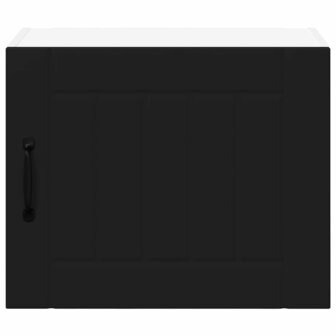 Keukenkast aan de muur Zwart 50 x 31 x 40 cm Bewerkt hout 6