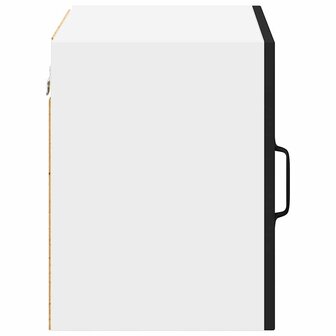 Keukenkast aan de muur Zwart 50 x 31 x 40 cm Bewerkt hout 7