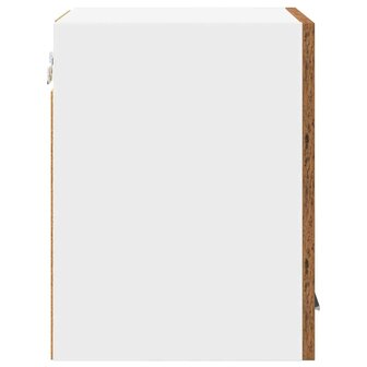 Hangkast Riga Oude Hout en Wit 30 x 31 x 40 cm Bewerkt hout 7