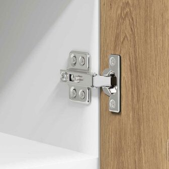 Hangkast Riga Ambachtelijke Eik en Wit 30 x 31 x 40 cm 9