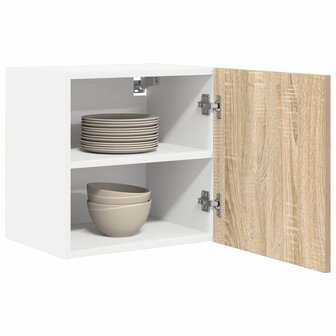 Hangkast Riga Sonoma Eik en Wit 40 x 31 x 40 cm Bewerkt hout 3