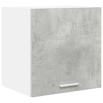 Hangkast Riga Beton Grijs en Wit 40 x 31 x 40 cm Bewerkt hout 2
