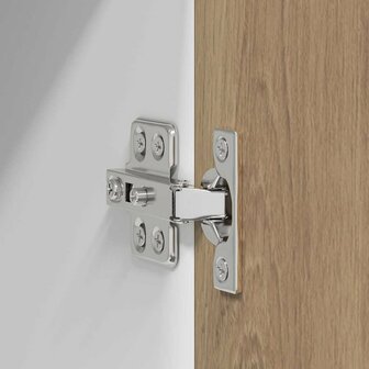 Hangkast Riga Ambachtelijke Eik en Wit 40 x 31 x 40 cm 9