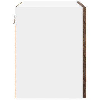 Hangkast Riga Gerookt eiken 40 x 31 x 40 cm Bewerkt hout 7