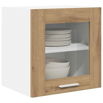 Hangkast Riga Artisan Eiken 40 x 31 x 40 cm Bewerkt hout 3