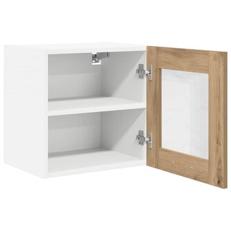 Hangkast Riga Artisan Eiken 40 x 31 x 40 cm Bewerkt hout 5
