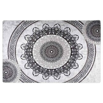 Vloerkleed wasbaar anti-slip 80x150 cm meerkleurig 2