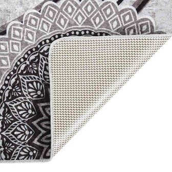 Vloerkleed wasbaar anti-slip 80x150 cm meerkleurig 4