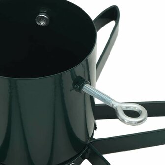 Kerstboomstandaard 1.73 Groen 49 x 49 x 15,5 cm Staal 8