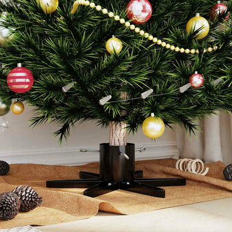 Kerstboomstandaard 1.73 Zwart 49 x 49 x 15,5 cm Staal 4