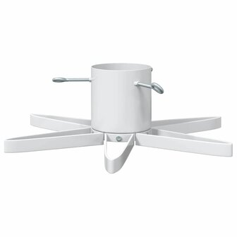 Kerstboomstandaard 1.73 Wit 49 x 49 x 15,5 cm Staal 2