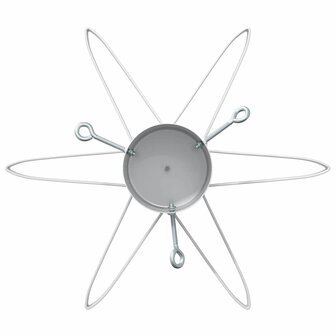 Kerstboomstandaard 1.73 Wit 49 x 49 x 15,5 cm Staal 7