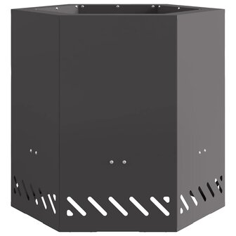 Vuurkorf Zwart 48 x 48 x 51 cm Staal 5