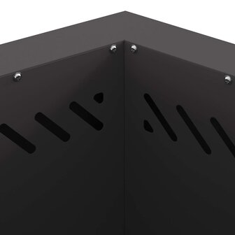Vuurkorf Zwart 48 x 48 x 51 cm Staal 8