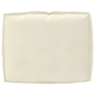 Palletkussen voor rugleuning Cr&egrave;me 50 x 40 x 12 cm Oxford stof 6