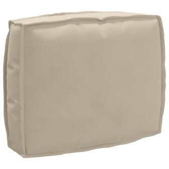 Palletkussen voor rugleuning Taupe 50 x 40 x 12 cm Oxford stof 1