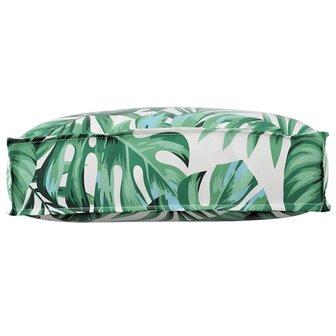 Palletkussen voor rugleuning Bladpatroon 50 x 40 x 12 cm 3