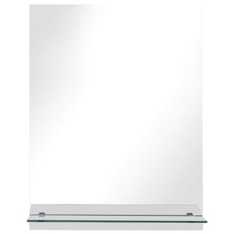 Wandspiegel met schap 20x40 cm gehard glas 3