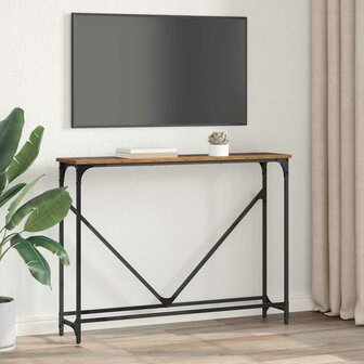 Wandtafel Oud hout 102 x 22.5 x 75 cm Bewerkt hout 4