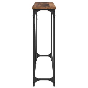 Wandtafel Oud hout 102 x 22.5 x 75 cm Bewerkt hout 6