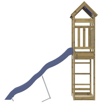 Speelhuis ge&iuml;mpregneerd grenenhout 6