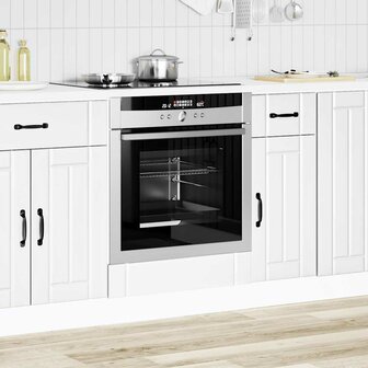 Ovenkast Lucca bewerkt hout wit 3