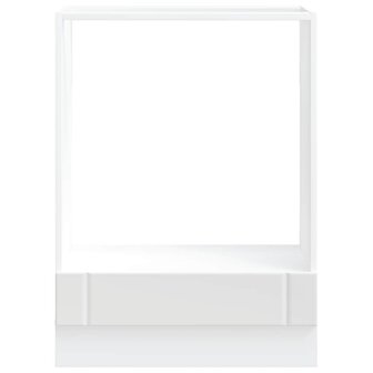 Ovenkast Lucca bewerkt hout wit 4