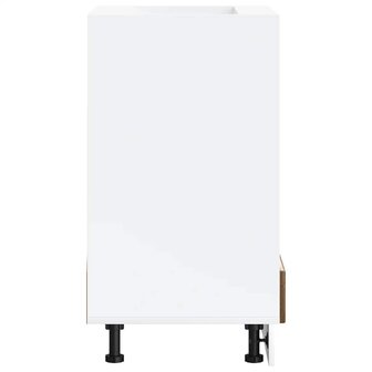 Ovenkast Lucca bewerkt hout bruin eikenkleur 5