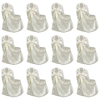 Stoelhoes voor bruiloft 12 st cr&egrave;me 1
