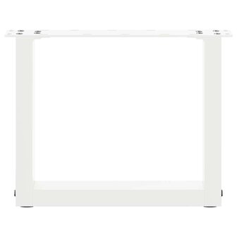 Salontafelpoten 2 st U-vormig 30x(30-31) cm staal wit 5