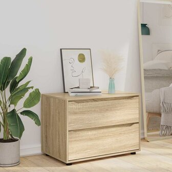 Opbergkast Sonoma Eiken 80 x 48 x 57 cm Bewerkt hout 6