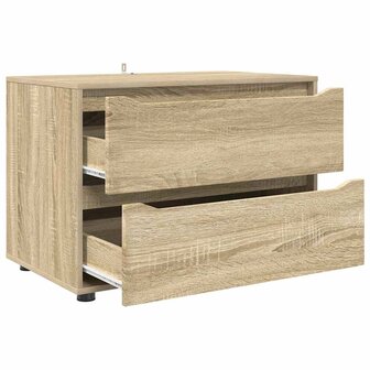 Opbergkast Sonoma Eiken 80 x 48 x 57 cm Bewerkt hout 7