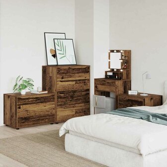 Opbergkast Oud Hout 80 x 48 x 57 cm Bewerkt hout 4