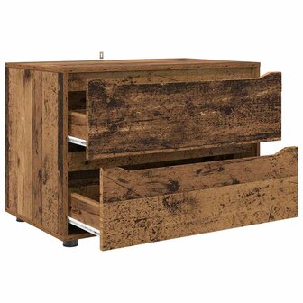 Opbergkast Oud Hout 80 x 48 x 57 cm Bewerkt hout 7