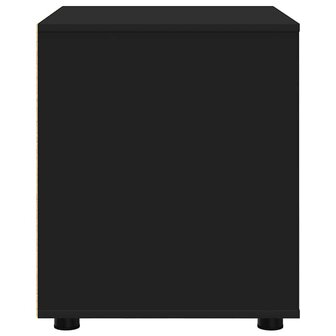 Opbergkast Zwart 60 x 48 x 57 cm Bewerkt hout 7