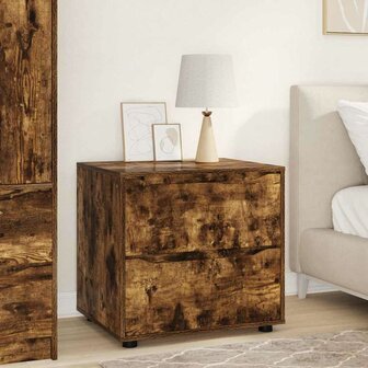 Opbergkast Gerookt eiken 60 x 48 x 57 cm Bewerkt hout 1