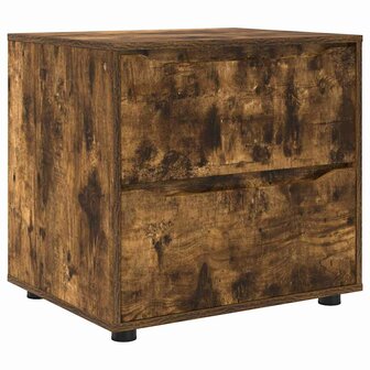 Opbergkast Gerookt eiken 60 x 48 x 57 cm Bewerkt hout 2