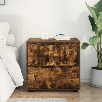 Opbergkast Gerookt eiken 60 x 48 x 57 cm Bewerkt hout 4