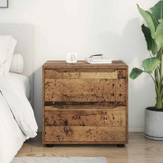 Opbergkast Oud Hout 60 x 48 x 57 cm Bewerkt hout 4