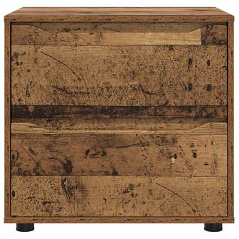 Opbergkast Oud Hout 60 x 48 x 57 cm Bewerkt hout 6